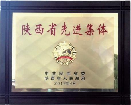 2017 年 榮獲陜西省先進(jìn)集體稱(chēng)號